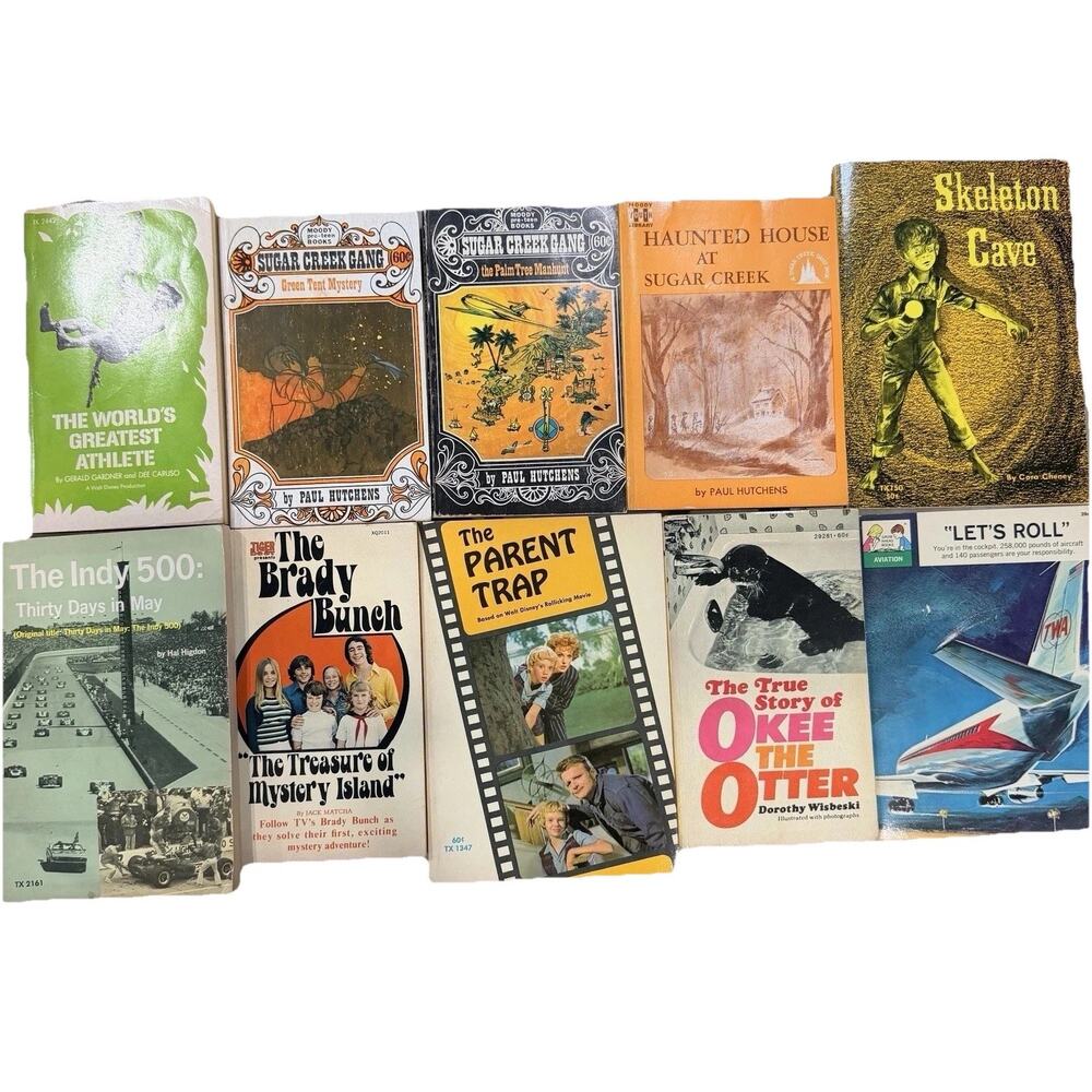 Lot Of 10 Youth Teen Paperback Mixed Chapter Books Vintage
